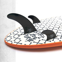 Load image into Gallery viewer, retriever summer funboard 7&#39;0 soft top surfboard futures thruster 3 fins setup