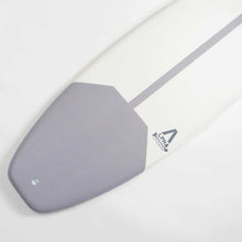 Load image into Gallery viewer, 5’8 soft top high-performance surfboard tail grip design