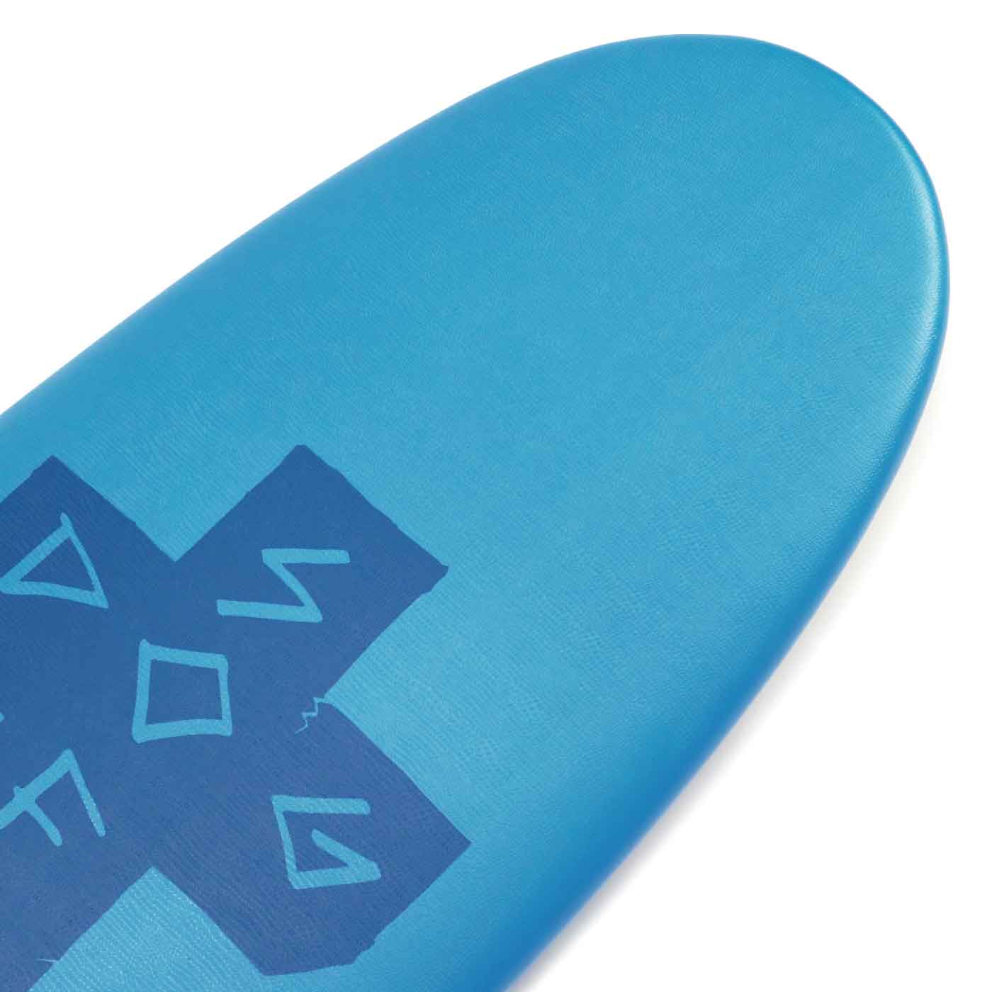 softdogsurf grate dane 6'2 soft top surf board nose