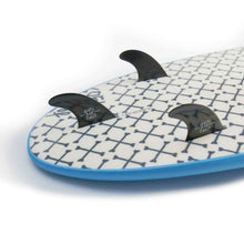 Laad afbeelding in Galerijviewer, softdogsurf grate dane 6&#39;2 soft top surf board futures thruster fins