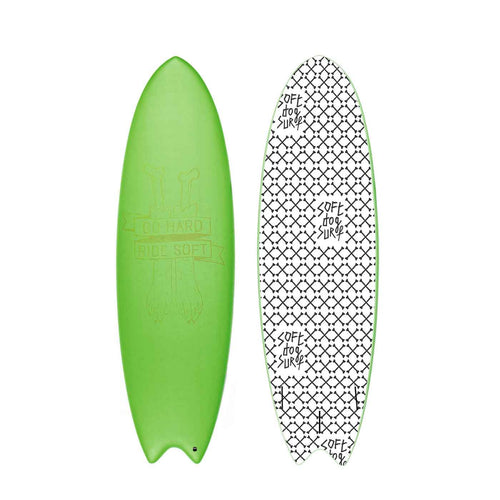 softdogsurf boxer 6'6 soft top surfboard